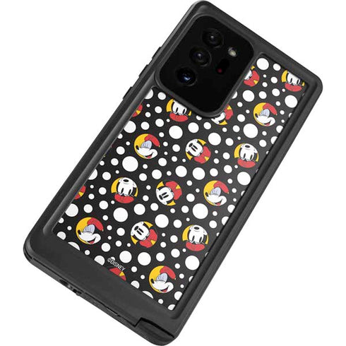 Disney Minnie Mouse Bubbles Face Pattern Galaxy Note20 Ultra 5G Waterproof Case